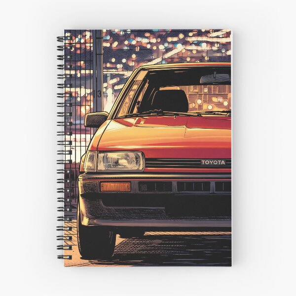 Item preview, Toyota Corolla AE82 FX16 Retro JDM Comic Art designed and sold by Racing Art Store.