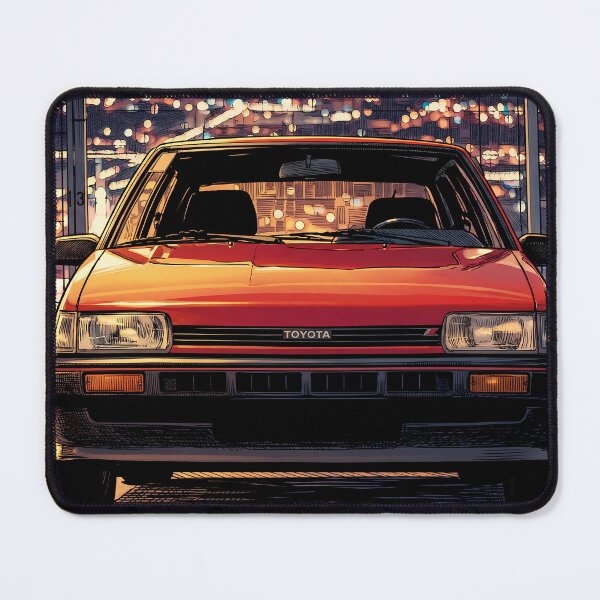 Item preview, Toyota Corolla AE82 FX16 Retro JDM Comic Art designed and sold by Racing Art Store.