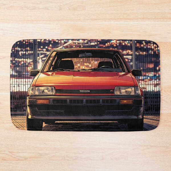 Item preview, Toyota Corolla AE82 FX16 Retro JDM Comic Art designed and sold by Racing Art Store.