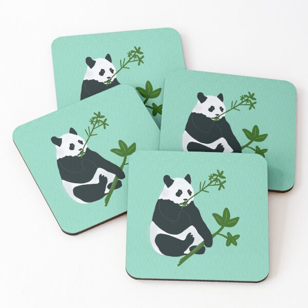 Item preview, Panda with Unesco dHeart-Shaped Bamboo designed and sold by Mirzahorse.