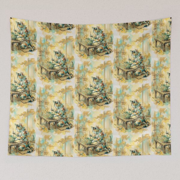Item preview, Calico Cat Kintsugi Pottery Master designed and sold by PictoVibe.