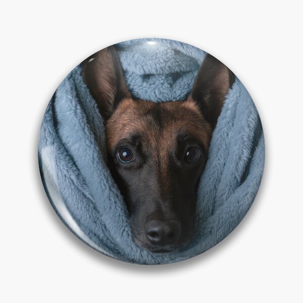 Item preview, Belgian Malinois in Blanket 01 designed and sold by Elisabeth Lucas.