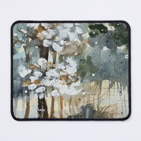 Item preview, Abstract Watercolor Forest in Muted Subtle Shades designed and sold by LakeArtWorks.