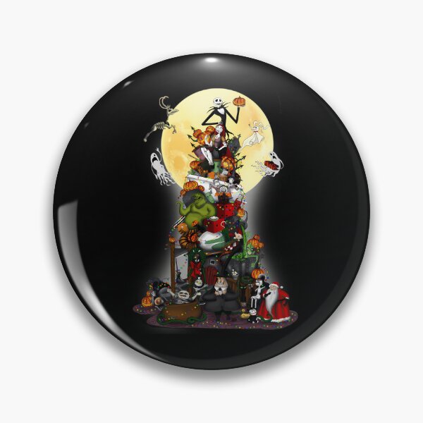 Item preview, The Nightmare Before Christmas Jack And Sally Halloween designed and sold by RakeshPatelArt.