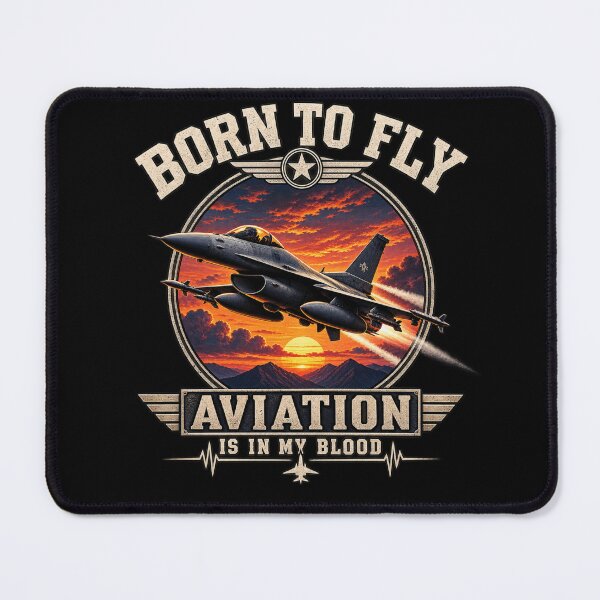 Item preview, Born To Fly Aviation Is In My Blood Retro Aviation Design designed and sold by MadeByMira.