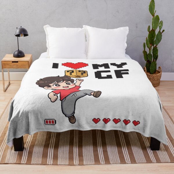 Item preview, I Love My Girlfriend - Pixel Heart Gamer Boy designed and sold by FemmePod.