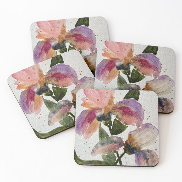Item preview, Watercolour Abstract Orchids designed and sold by LakeArtWorks.