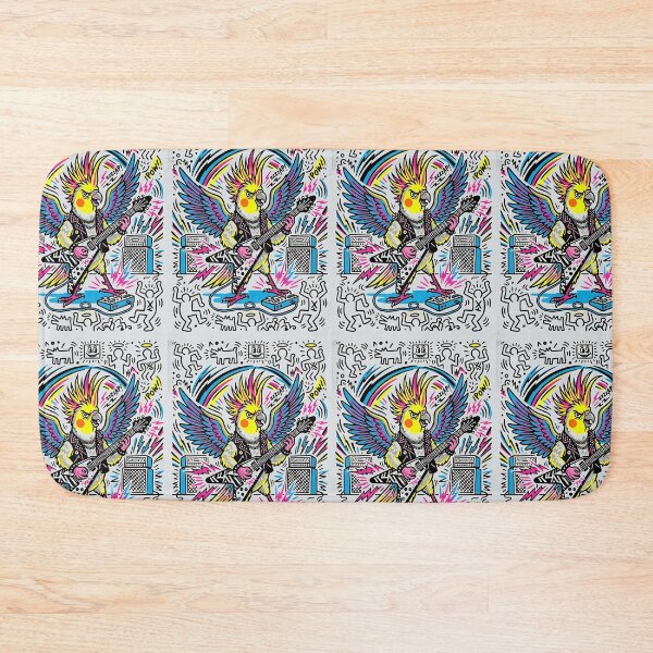 Item preview, Cockatiel Rock Guitarist Shredding Solo designed and sold by PictoVibe.