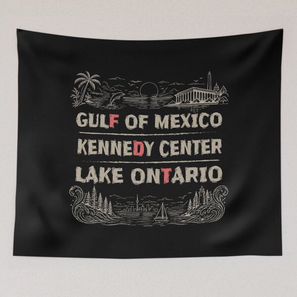 Item preview, Gulf of Mexico Kennedy Center Lake Ontario Vintage FDT Anti Trump 2026 designed and sold by wtfbba.