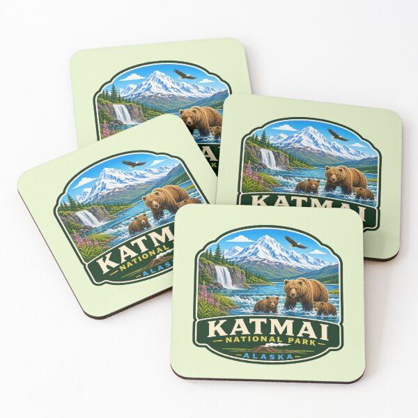 Item preview, Katmai National Park, Alaska designed and sold by Myra365Art.
