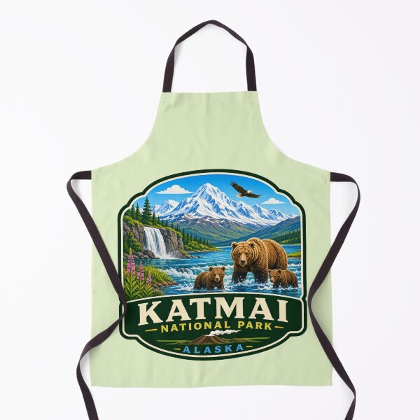 Item preview, Katmai National Park, Alaska designed and sold by Myra365Art.