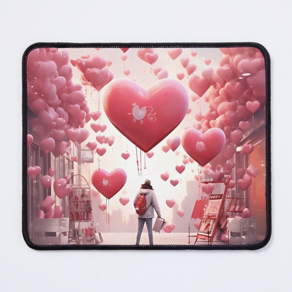 Item preview, Love Heart Pink Balloon Dream designed and sold by Amr Siam.