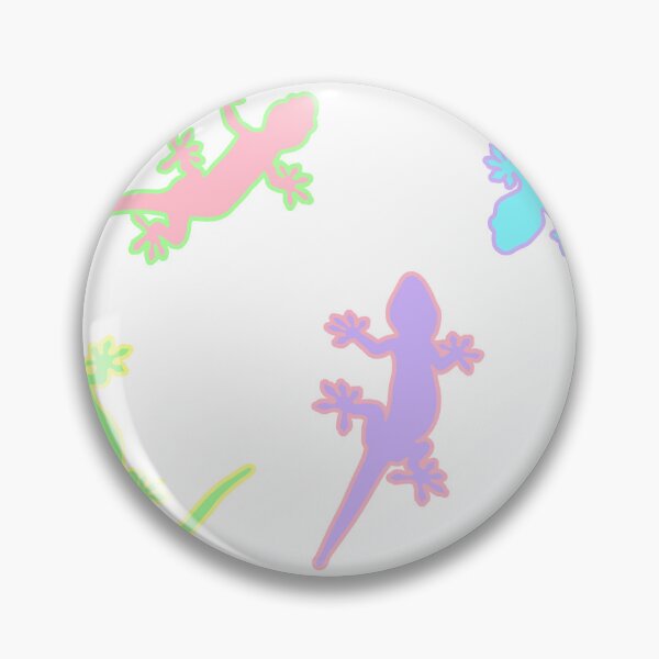 Item preview, Gecko Lizard Pastel Silhouette Sticker Pack/Sheet designed and sold by SlimyFish.