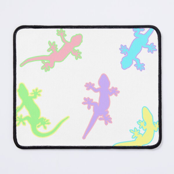 Item preview, Gecko Lizard Pastel Silhouette Sticker Pack/Sheet designed and sold by SlimyFish.