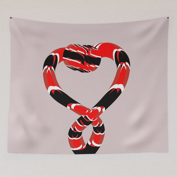 Item preview, Coral Snake Heart Infinity Knot Geometric  designed and sold by MAMA.art.Rio <Marsailhe_Milward>.