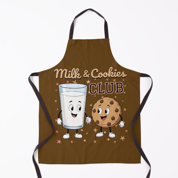 Item preview, Milk & Cookies Club,Cute Milk Glass and Chocolate Chip Cookie  designed and sold by Shedronpanda.