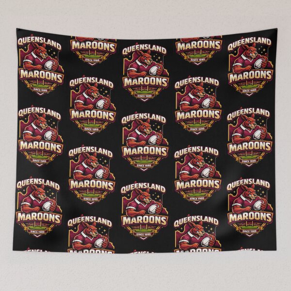 Item preview, Queensland Maroons  designed and sold by LuckyNestCoKids.