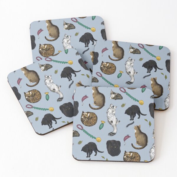Item preview, Pattern of Cats designed and sold by Cat and Kagagi.