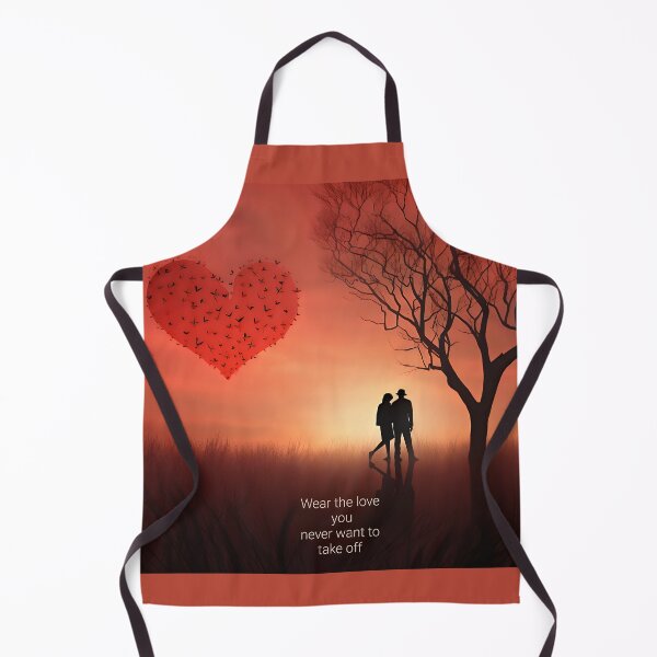 Item preview, Romantic Heart Love Under Sunset designed and sold by Amr Siam.