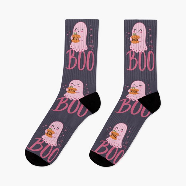 Item preview, Cute Ghost Love Jesus My Boo Holy Ghost Spooky Season Girly Fall Autumn designed and sold by Forevermore.