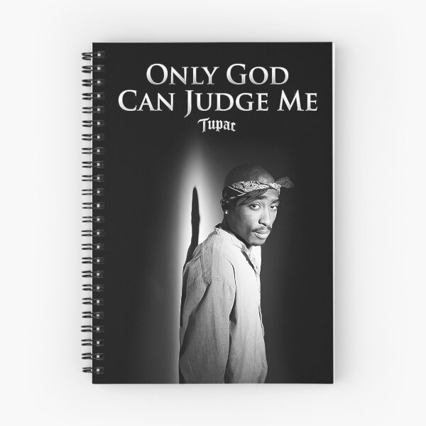 Item preview, Only God Can Judge Me Tupac Shakur Black & White Portrait designed and sold by seLaleeeNamha.