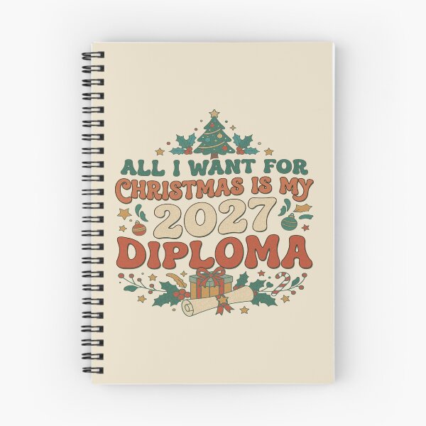 Item preview, All I want for Christmas is my 2027 diploma. designed and sold by EunsooLee.