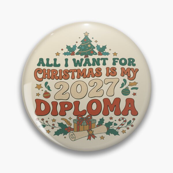 Item preview, All I want for Christmas is my 2027 diploma. designed and sold by EunsooLee.