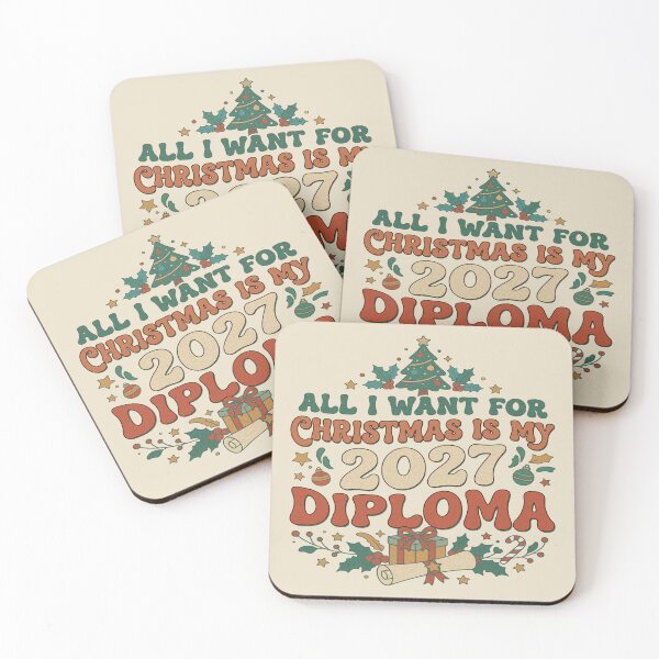 Item preview, All I want for Christmas is my 2027 diploma. designed and sold by EunsooLee.