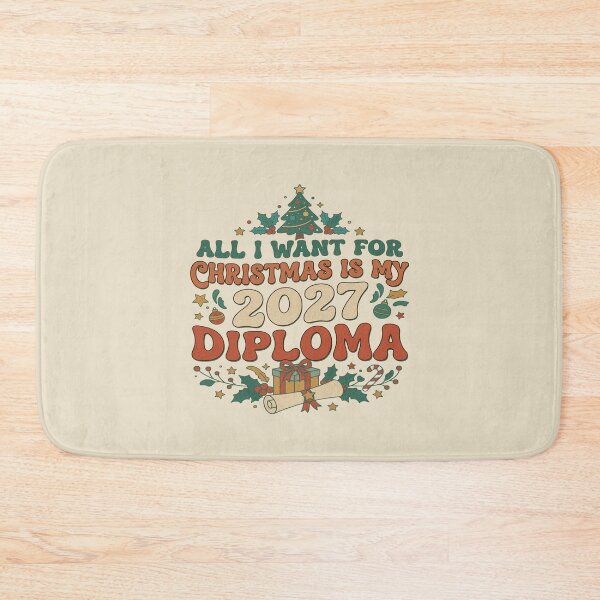 Item preview, All I want for Christmas is my 2027 diploma. designed and sold by EunsooLee.