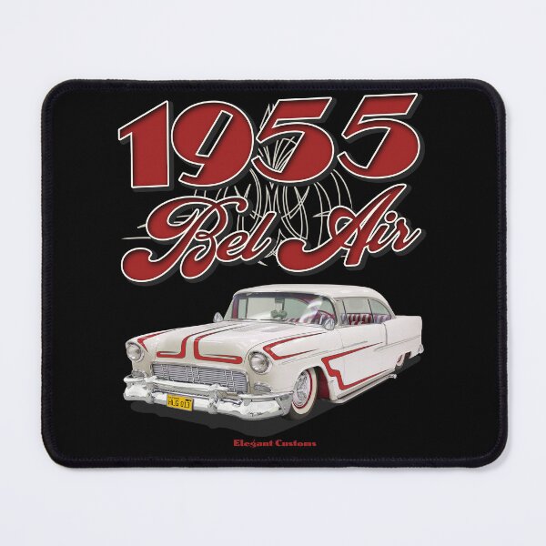Item preview, 1955 Bel Air Lead Sled with text - Lowrider, Kustom, Hot Rod, Muscle Car designed and sold by Elegant Customs.