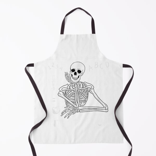 Item preview, I'll Just Wait Until It's Quiet Funny Teacher Meme Skeleton T-Shirt designed and sold by FandMdesign.