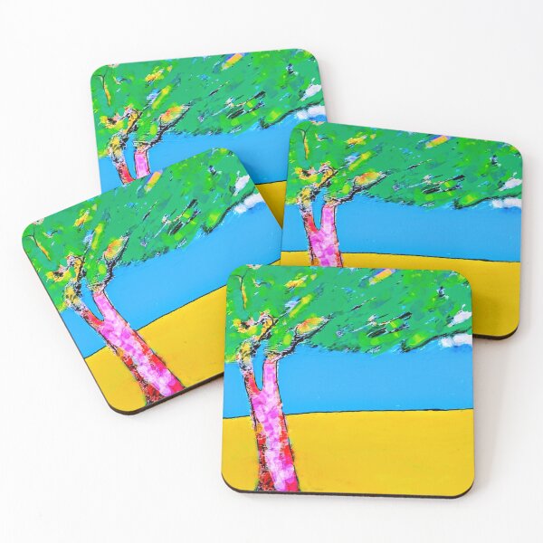 Item preview, Red tree landscape No. 1 designed and sold by Carol Ames .