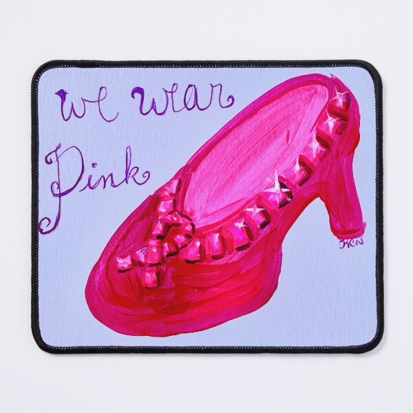 Item preview, In October We Wear Pink Ruby Slippers designed and sold by ArtwithaFriend.