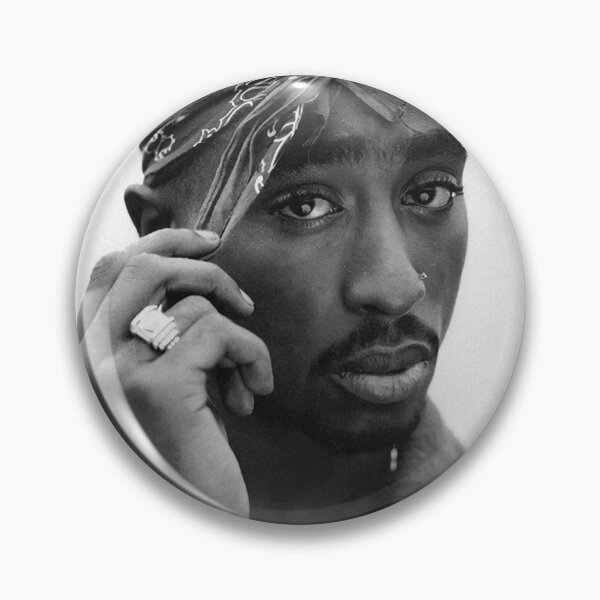Item preview, Tupac Shakur Black & White Portrait designed and sold by seLaleeeNamha.