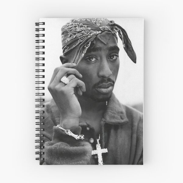 Item preview, Tupac Shakur Black & White Portrait designed and sold by seLaleeeNamha.