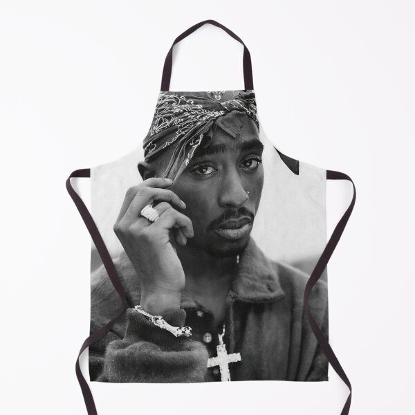 Item preview, Tupac Shakur Black & White Portrait designed and sold by seLaleeeNamha.