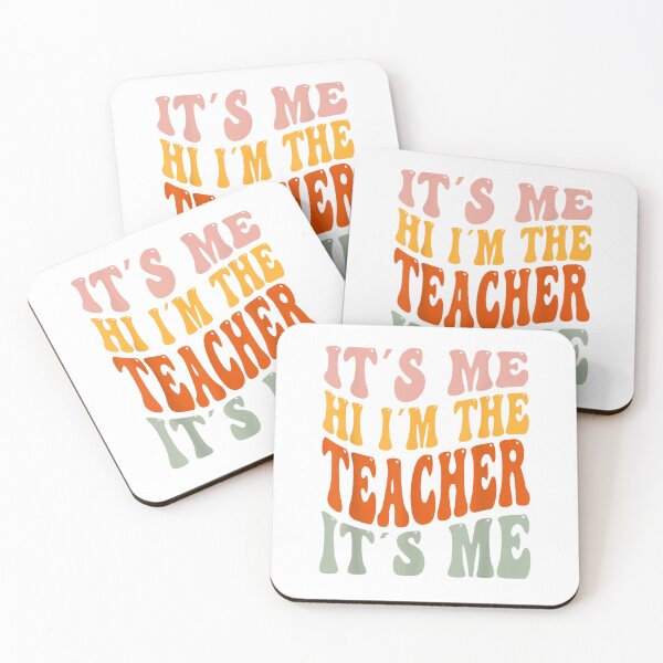 Item preview, It's Me Hi I'm The Teacher It's Me Funny Quote Teacher T-Shirt for Men Women designed and sold by BlaqboyDesigns.