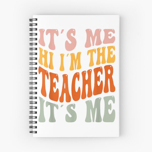 Item preview, It's Me Hi I'm The Teacher It's Me Funny Quote Teacher T-Shirt for Men Women designed and sold by BlaqboyDesigns.