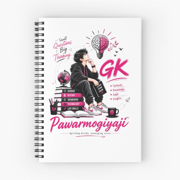Item preview, GK General Knowledge Trivia Brain Typography Pawarmogiyaji designed and sold by Pawar1999.