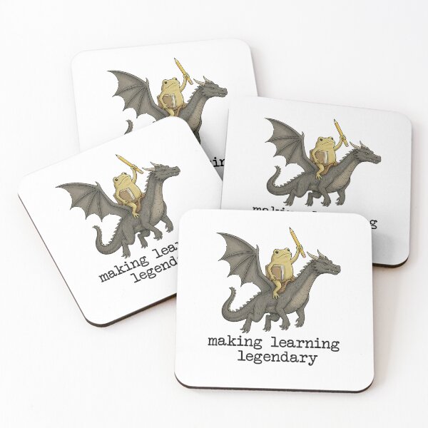 Item preview, Making Learning Legendary Funny Frog Dragon Teacher Teaching T-Shirt designed and sold by teluguredbubble.