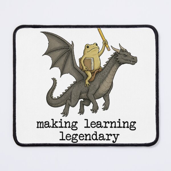 Item preview, Making Learning Legendary Funny Frog Dragon Teacher Teaching T-Shirt designed and sold by teluguredbubble.