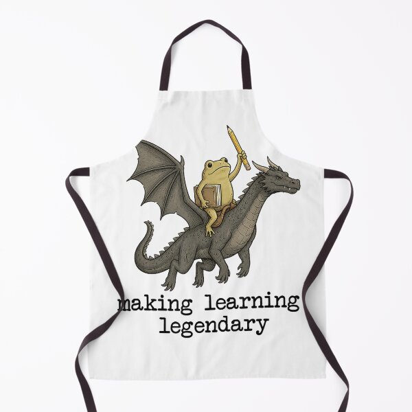 Item preview, Making Learning Legendary Funny Frog Dragon Teacher Teaching T-Shirt designed and sold by teluguredbubble.