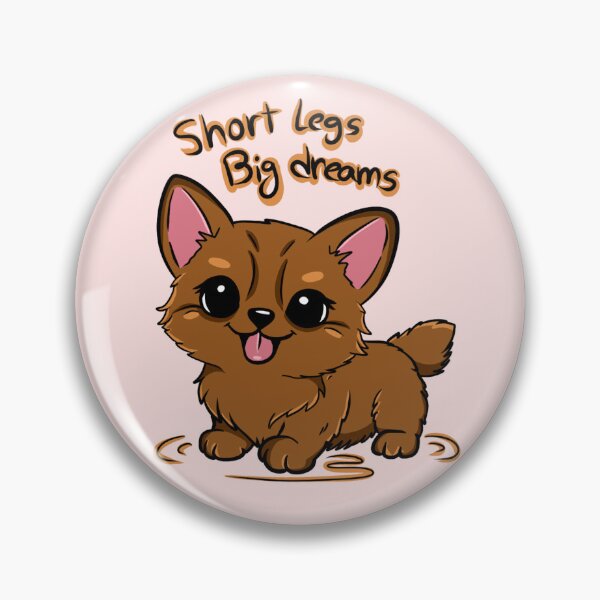 Item preview, Short Legs Big Dreams Dog designed and sold by Phyllya Design.