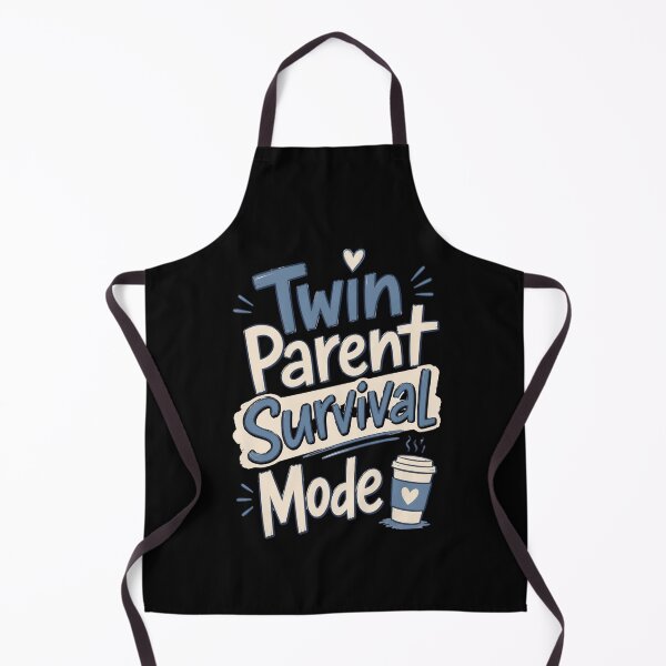 Item preview, Twin Parent Survival Mode Coffee Humor Design designed and sold by CalmDownZone ⭐️⭐️⭐️⭐️⭐️.