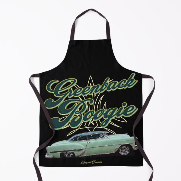 Artikelvorschau, 1953 Bel Air Greenback Boogie mit Text - Lowrider, Kustom, Hot Rod, Muscle Car entworfen und verkauft von Elegant Customs.
