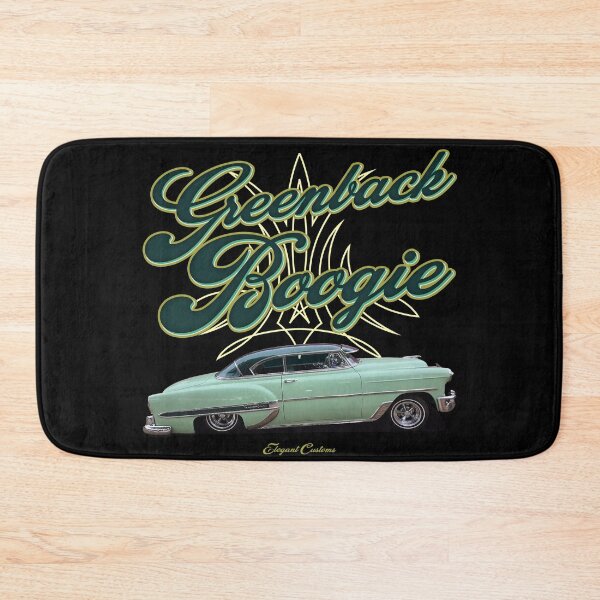 Item preview, 1953 Bel Air Greenback Boogie w text - Lowrider, Kustom, Hot Rod, Muscle Car designed and sold by Elegant Customs.