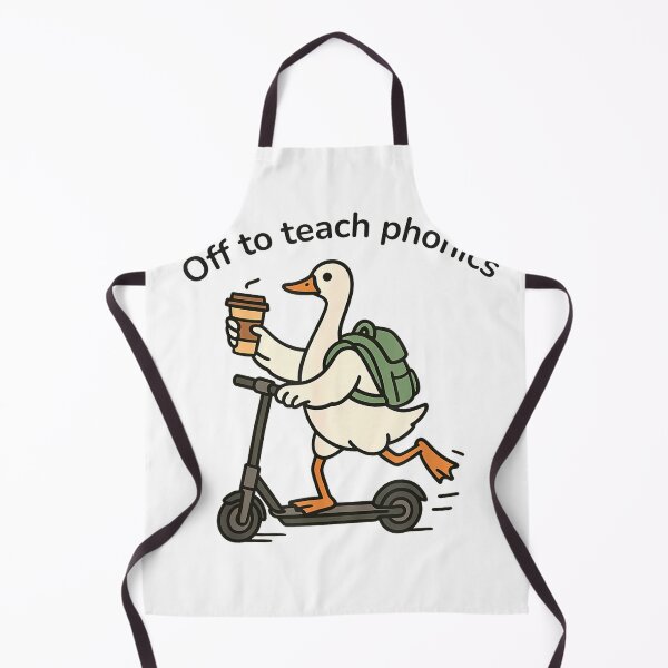 Item preview, Off to Teach Phonics Cute Silly Goose Funny Reading Teacher T-Shirt designed and sold by i-m-p-e-x.