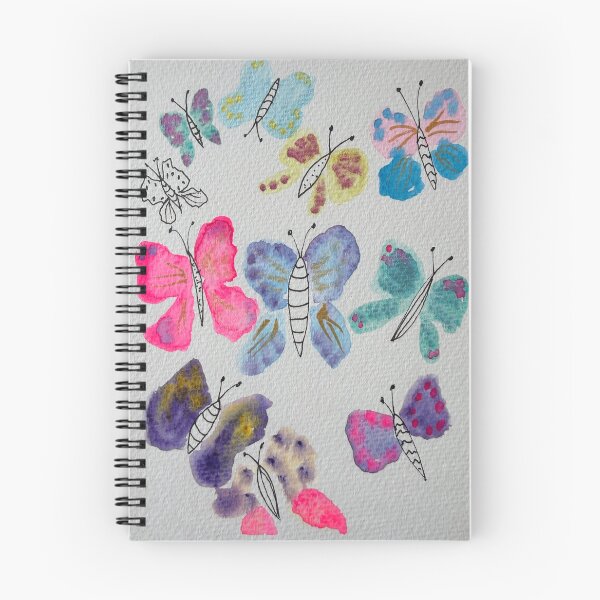 Item preview, Watercolour Moths and Butterflies Line and Wash  designed and sold by LakeArtWorks.