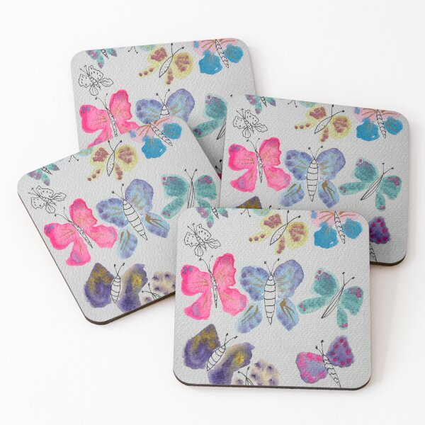 Item preview, Watercolour Moths and Butterflies Line and Wash  designed and sold by LakeArtWorks.