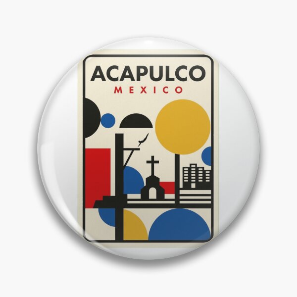 Item preview, Retro Acapulco Bauhaus Geometric Skyline designed and sold by k3rstman1.
